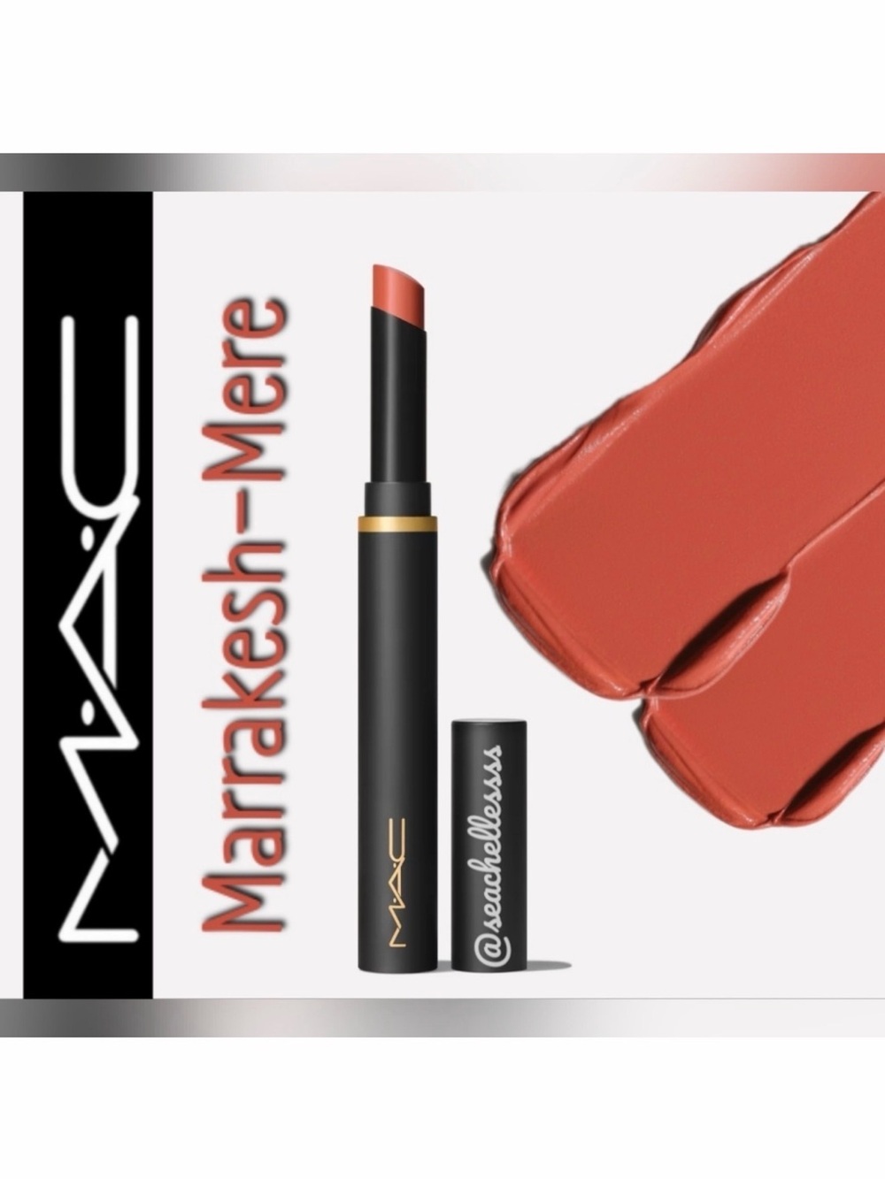 Marrakesh-Mere Mac Cosmetics Powder Kiss Velvet Blur Slim Stick | Brand New